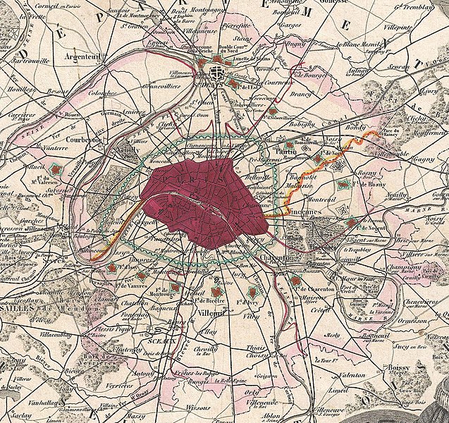 File:1852 Levasseur Map of the Department de la Seine (Paris) - Geographicus - Seine-levasseur-1852 (détail).jpg