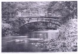 The old Walled Garden Bridge.