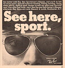 ray ban glasses wikipedia