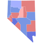 2004 United States Senate election in Nevada results map by county.svg