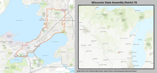 <span class="mw-page-title-main">Wisconsin's 76th Assembly district</span> American legislative district for Madison, Wisconsin