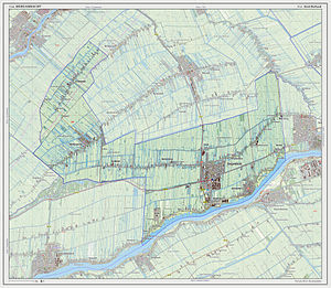 旧ベルガンバフト市の地形図（2013年時点）