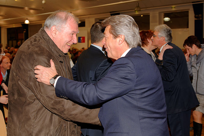 Jean Rosselot et Alain Joyandet.