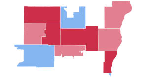 2018 Wisconsin's 6th congressional district election results by county.svg
