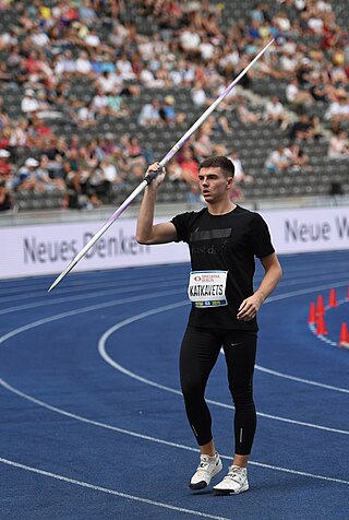 <span class="mw-page-title-main">Aliaksei Katkavets</span> Belarusian javelin thrower