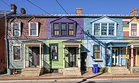 Rowhouses in Frederick, Maryland