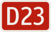 352-51 Číslo diaľnice alebo rýchlostnej cesty (diaľnica, 2-ciferné číslo).svg