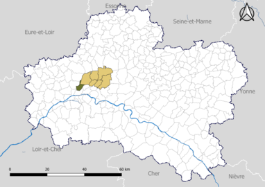 Fleury-les-Aubrais dans le canton de Fleury-les-Aubrais en 2020.