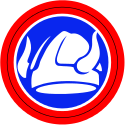 Shoulder sleeve insignia of the 47th Infantry Division, inactivated in 1991 47th Division Shoulder Patch.svg
