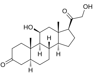 <span class="mw-page-title-main">5α-Dihydrocorticosterone</span> Chemical compound