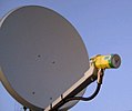 5ghz cantenna as satellite dish feed-horn.JPG