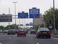 A7/N7 bij Groningen.