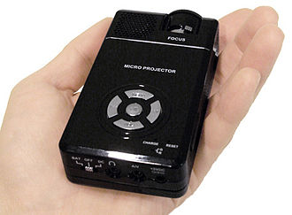 Handheld AAXATech P1 Pico Projector 2009.jpg