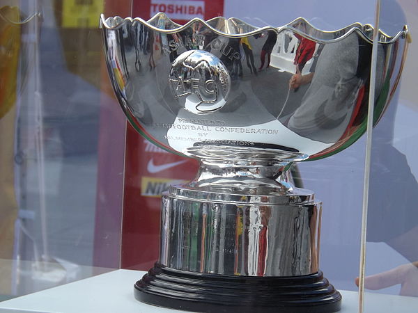 The original trophy launched in 1956, in use until 2015