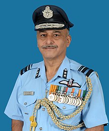 Air Vice Marshal S.C. Chafekar in an AVM's uniform. AVM SC Chafekar.jpg