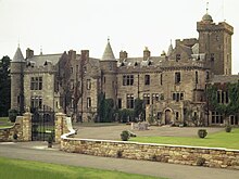 Glenapp Castle, Wohnsitz der Familie von Elsie Mackay, 1970