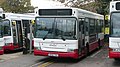 English: Abellio Surrey 8071 (SK02 TZU), a Dennis Dart SLF/Plaxton Pointer MPD, parked just outside the small section of the company's Byfleet depot in Wintersells Road industrial estate. There is another bigger section, which is situated further along the industrial estate. However, both are quite small, and not all the buses seem to fit in, so on a Sunday when most buses aren't in service, buses tend to be parked outside the gates as well. Abellio Surrey was previously known as Travel Surrey, and was sold by previous owners National Express Group to NedRailways on 21 May 2009. NedRailways renamed the company to Abellio Surrey on 30 October 2009, with buses receiving the "Abellio" name from then onwards. This bus is seen about a week after the change.