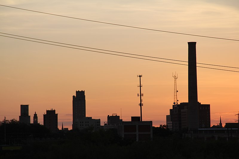 File:Abilene Downtown at Sunset.JPG