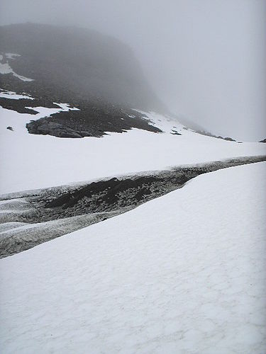 Small dirt cones near the Karsa glacier in Karsavagge, Sweden Abiskodirtcone.JPG