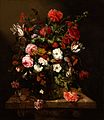 Abraham van Beijeren - Flower Still Life with a Timepiece.jpg