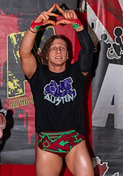 Ace Austin was the reigning X Division Champion heading into the event. Ace Austin Alpha 1.jpg