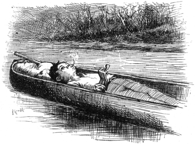 huckleberry finn canoe