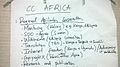 Whiteboard Notes for the Africa Regional Meetup
