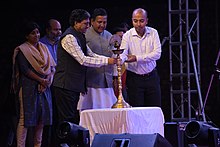 Lamp lighting at the inauguration of Agnitraya'19 Agnitraya'19 Inauguration.jpg