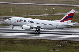 Air Armenia Boeing 737-500 EK73797 w 2013.jpg