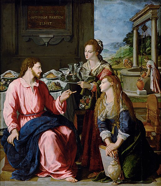 File:Alessandro Allori, , Kunsthistorisches Museum Wien, Gemäldegalerie - Christus bei Maria und Martha - GG 1625 - Kunsthistorisches Museum.jpg