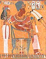 Amenhotep III and his Mother, Mutemwia, in a Kiosk MET DP324296.jpg