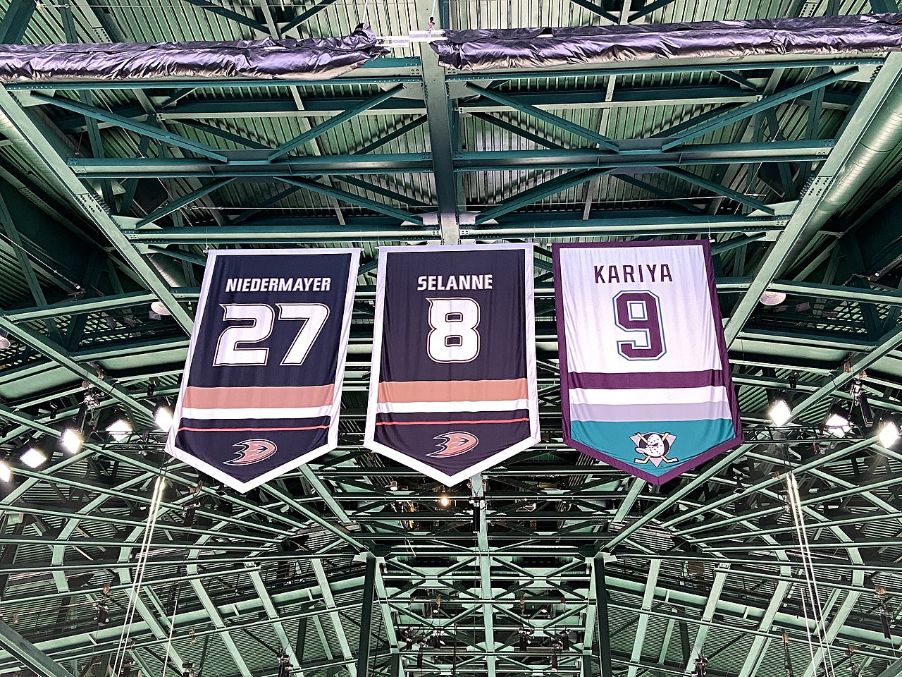 Anaheim ducks retired jerseys