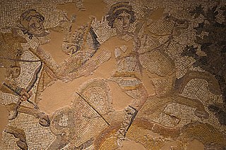 Amazon mosaic (Antakya Archaeological Museum)