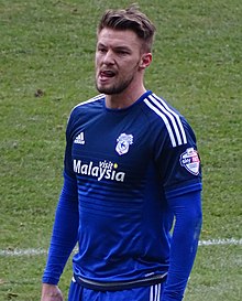 Pilkington playing for Cardiff City in 2016. Anthony Pilkington 2016.jpg
