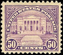 Arlington Amphitheater 1922 issue Arlington Amphitheater 1922 U.S. stamp.1.jpg