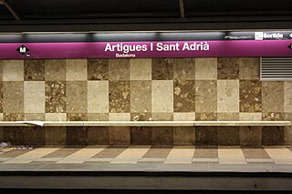 Artigues – Sant Adrià (Barcelona Metro) Barcelona Metro station