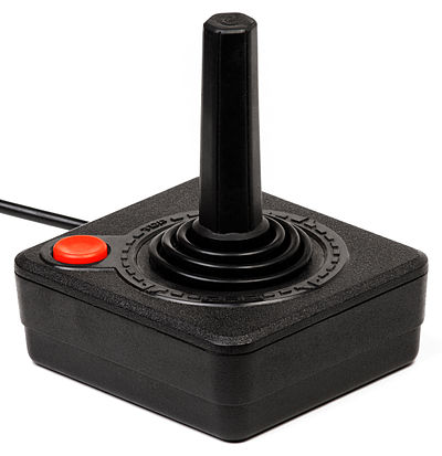 An Atari 2600 game joystick controller