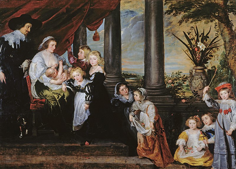 File:Attributed to Sir Peter Paul Rubens (Siegen 1577 - Antwerp 1640) - The Family of Sir Balthasar Gerbier - RCIN 405415 - Royal Collection.jpg