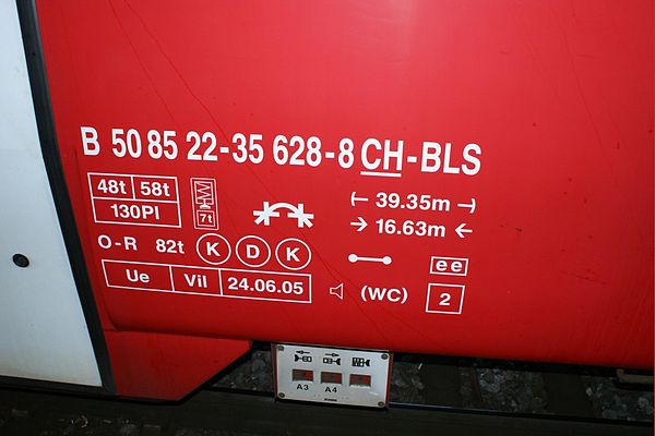 BLS coach registered in Switzerland (85 = CH)