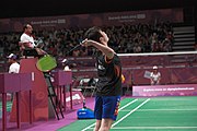 Deutsch: Badminton bei den Olympischen Jugendspielen 2018; Tag 4, 10. Oktober 2018; Viertelfinale Mädchen: Vu Thi Anh Thu (Vietnam) - Goh Jin Wei (Malaysia) 12-21, 9-21 26′ English: Badminton at the 2018 Summer Youth Olympics at 10 October 2018 – Girls Quarterfinal: Vu Thi Anh Thu (Vietnam) vs Goh Jin Wei (Malaysia) 12-21, 9-21 26′