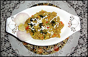 Baingan bharta.