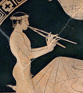 <span class="mw-page-title-main">Aulos</span> Ancient Greek wind instrument