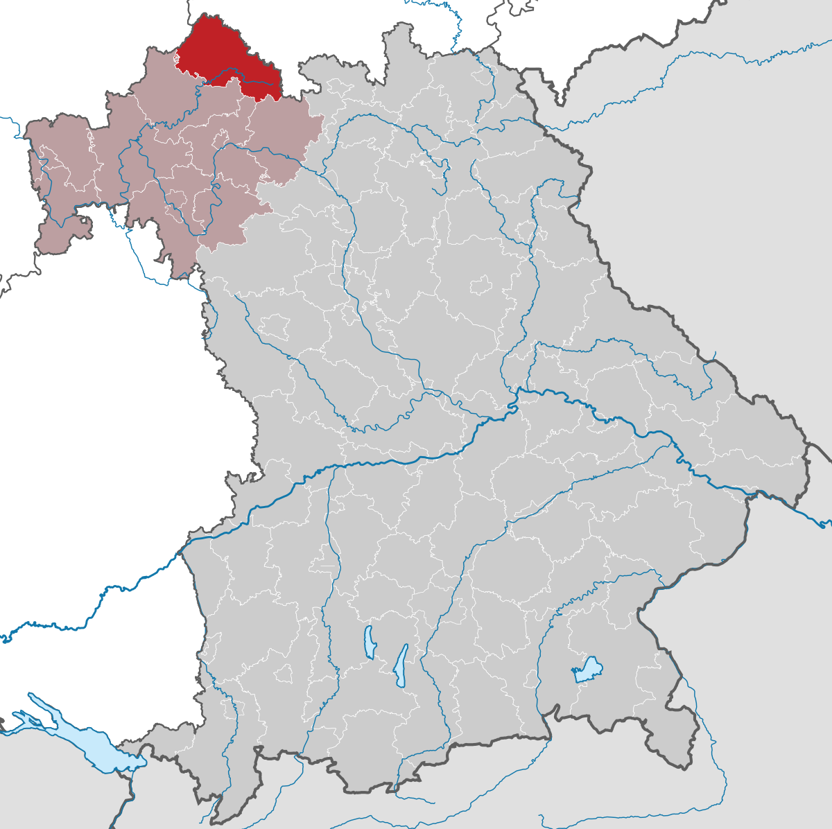 karte rhön grabfeld Landkreis Rhön Grabfeld – Wikipedia