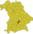 Lage in Bayern / Location in Bavaria