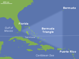 Классические границы «Бермудского треугольника»