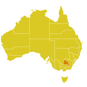 Mapa diecezji Wagga Wagga