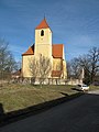 Čeština: Kostel v Blanici. Okres Strakonice, Česká republika.