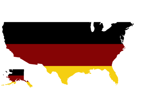 Blank USA Map w American Indian colors