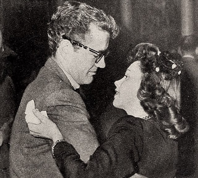 Lead actors Robert Walker and Judy Garland in 1945
