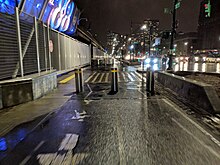 Permanent safety bollards were installed in Hudson River Park's bike path following a series of deadly incidents.[92]